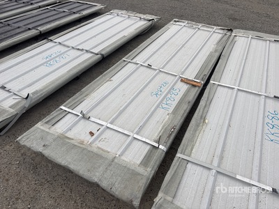 Quantity of (50) 2026 SKLP SK-XH50 3 ft x 10 ft Galvalume Steel Sheets (Unused)