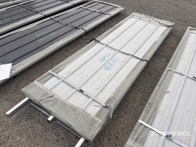 Quantity of (50) 2026 SKLP SK-XH50 3 ft x 10 ft Galvalume Steel Sheets (Unused)