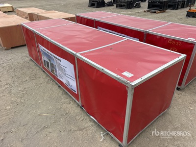 2026 SKLP SK-S5025 25 ft x 50 ft Large Scale Storage Building (Unused)