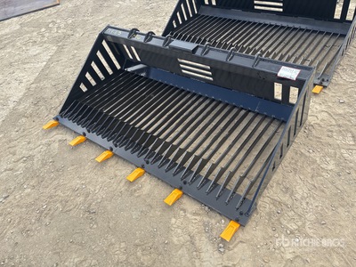 2026 GIYI GY-RB66 66 in Skeleton Skid Steer Bucket (Unused)