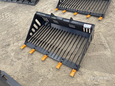 2026 GIYI GY-RB44 44 in Skeleton Mini Skid Steer Bucket (Unused)