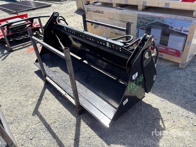 2026 GIYI GY-KH72 72 in 660 lb Multi-Purpose Skid Steer Bucket (Unused)
