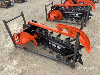 2026 GIYI GY-X39 8 in Mini Mini Skid Steer Trencher (Unused)