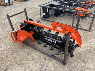 2026 GIYI GY-X39 8 in Mini Mini Skid Steer Trencher (Unused)