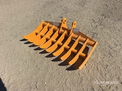 2026 GIYI Cat 305 44 In Excavator Rake (Unused)