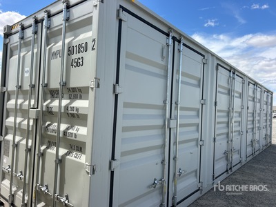 2026 40 ft High Cube Multi-Door Storage Container
