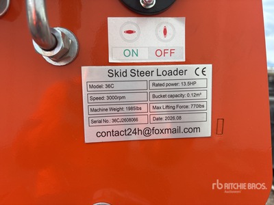 2026 SDLOOL SL36C Mini pala cingolata (Unused)