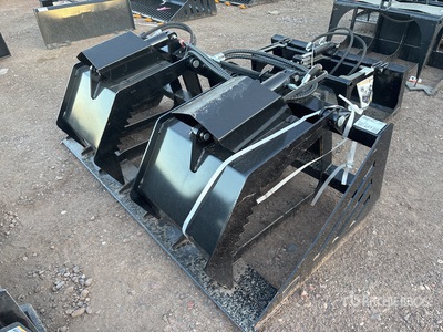 2026 GIYI GY-HWG72 72 in Skeleton Skid Steer Grapple Bucket (Unused)
