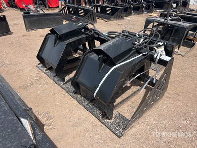 2026 GIYI GY-HWG72 Skeleton Skid Steer Grapple Bucket (Unused)