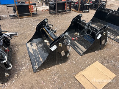 2026 GIYI GY-XKH39 Mini Skid Steer Bucket (Unused)