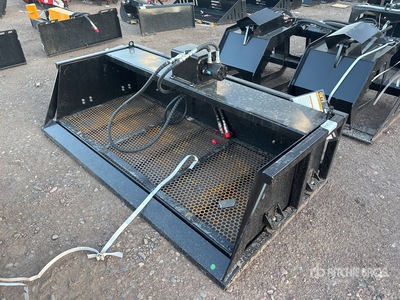 2026 GIYI GY-VB79 78 in Vibrating Skid Steer Screening Bucket (Unused)