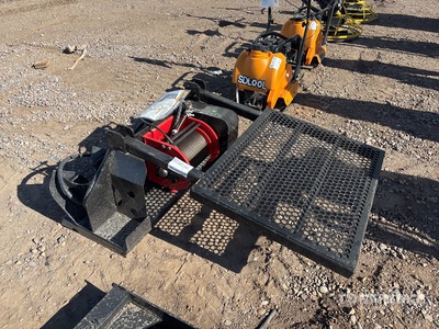 2026 GIYI GY-LW45 46 in Skid Steer Winch Accessorio per mini pala (Unused)