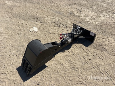 2026 GIYI GY-ZWB 12 in Mini Skid Steer Backhoe (Unused)