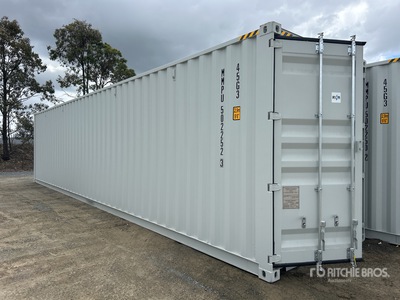 2026 40 Ft One-Way High Cube Storage Container (Unused)