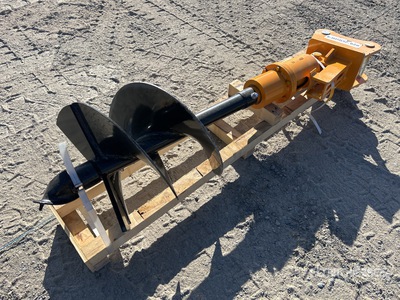 2026 GIYI 400 mm Excavator Auger - Fits Cat 303 (Unused)