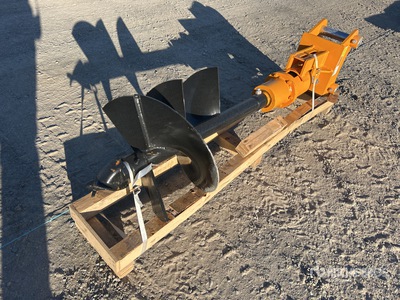 2026 GIYI 400 mm Excavator Auger - Fits Cat 305 (Unused)