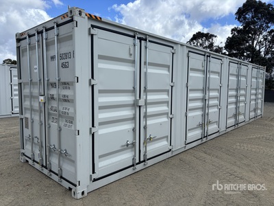 2026 40 ft High Cube Multi-Door Storage Container