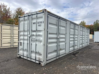 2026 40 ft High Cube Multi-Door Storage Container