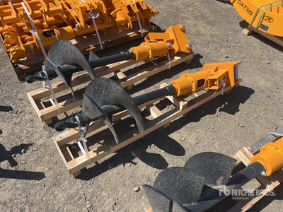 2026 GIYI 850 mm Barrena para excavadora - Fits Cat 303 Excavator (Unused)