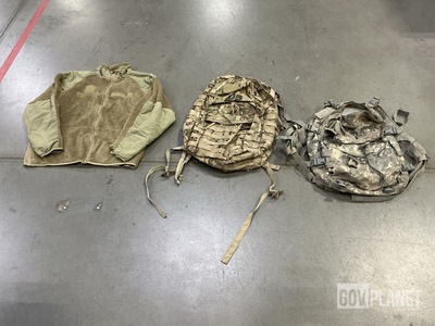 (16) Assault Packs, (9) Medium Rucksacks, (15) Jackets & Assorted Items