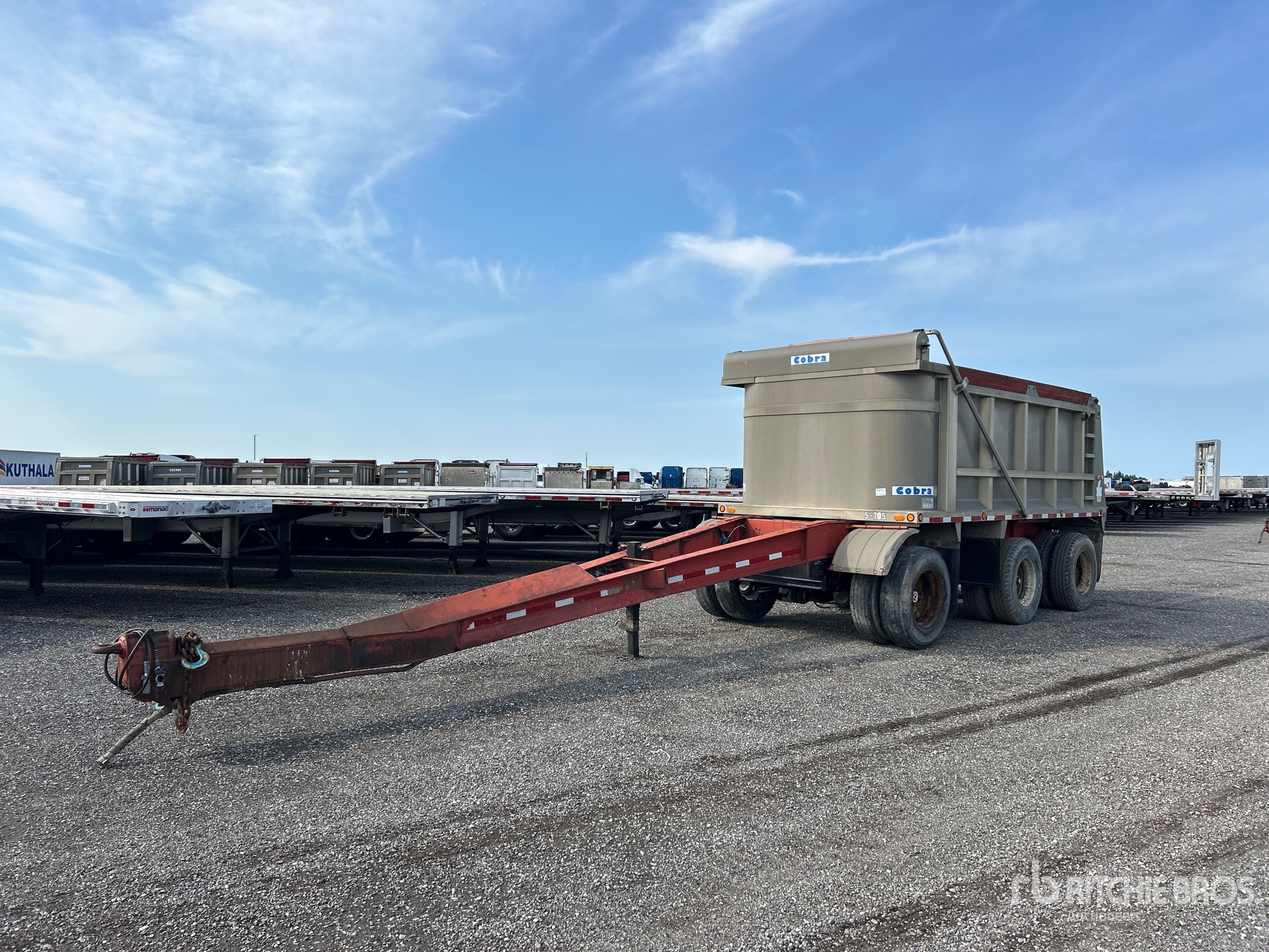 2005 Cobra 17 ft Tri/A Pup Dump Trailer