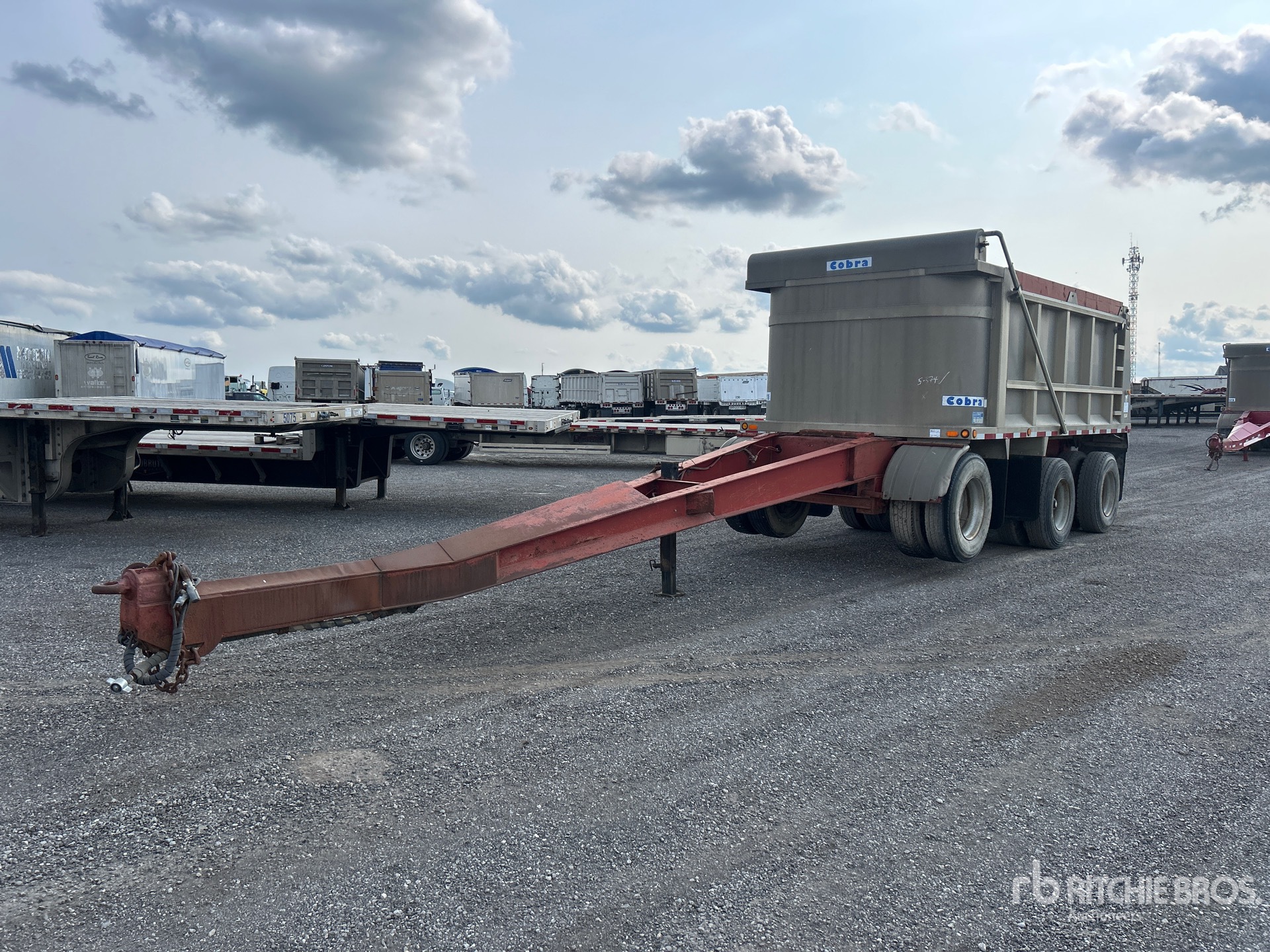 2005 Cobra 17 ft Tri/A Pup Dump Trailer