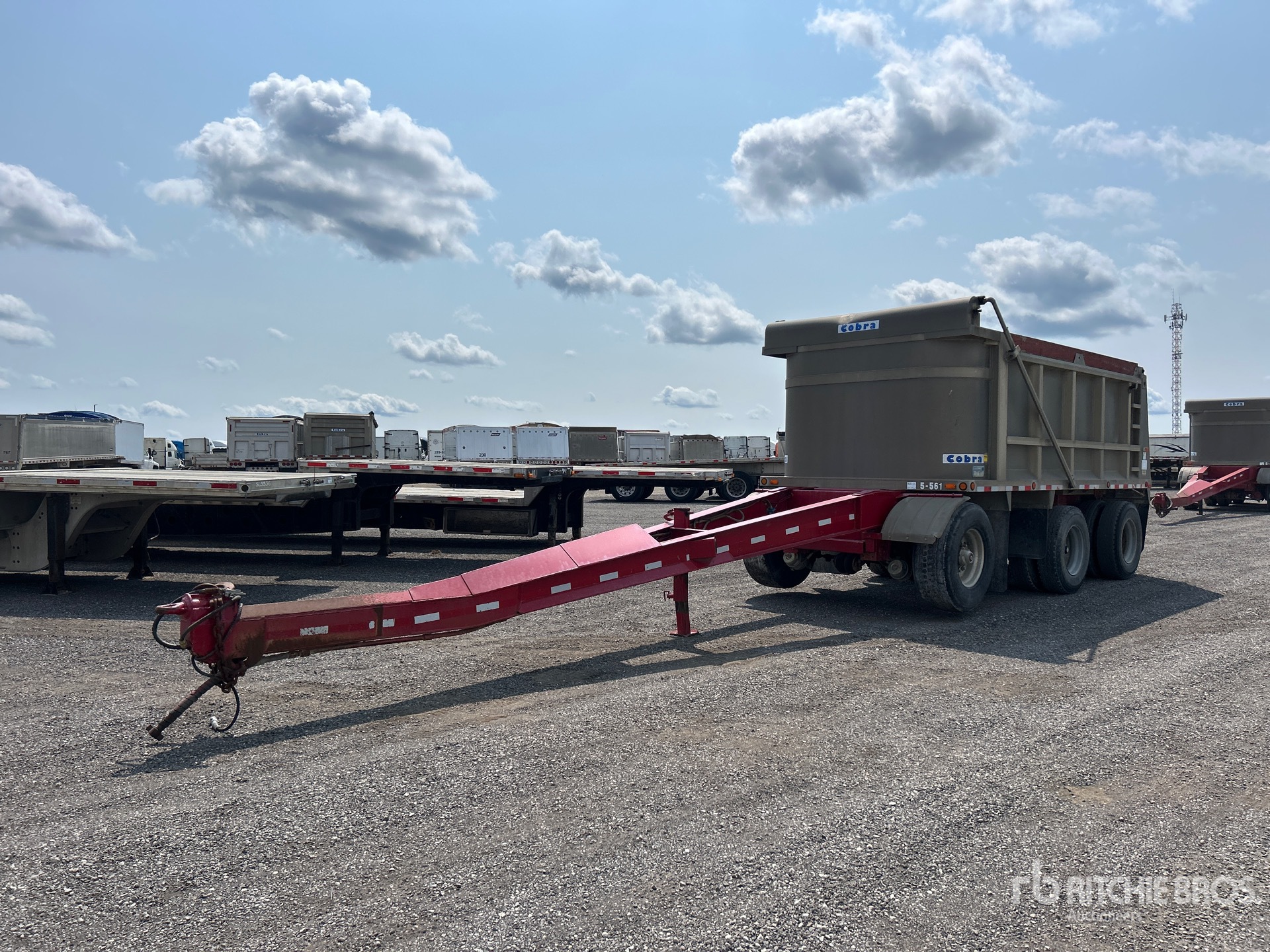 2005 Cobra 17 ft Tri/A Pup Dump Trailer