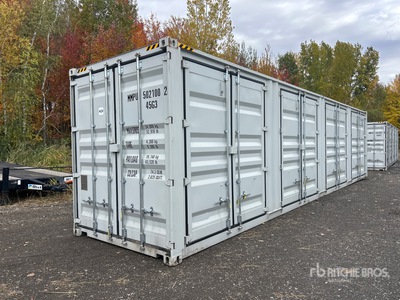 2026 40 ft High Cube Multi-Door Storage Container