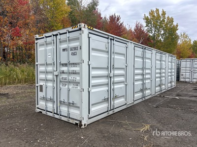 2026 40 ft High Cube Multi-Door Storage Container