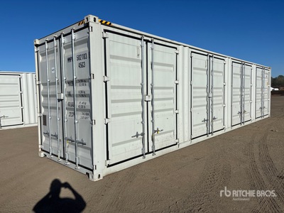2026 40 ft High Cube Multi-Door Storage Container