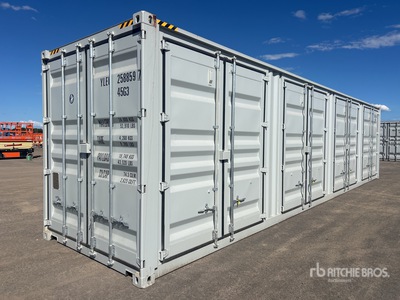 2026 40 ft High Cube Multi-Door Contenedor de almacenamiento (Unused)