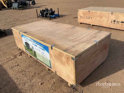 2026 SKLP SK-ZP20 20 ft x 30 ft All-Steel Enclosed Carport (Unused)