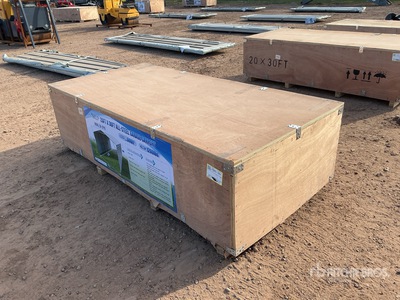2026 SKLP SK-ZP20 20 ft x 30 ft All-Steel Enclosed Carport (Unused)