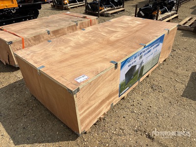 2026 SKLP SK-ZP20 20 ft x 30 ft All-Steel Enclosed Carport (Unused)