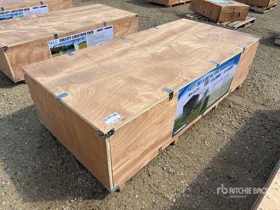 2026 SKLP SK-ZP20 20 ft x 30 ft All-Steel Enclosed Carport (Unused)