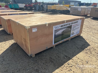 2026 SKLP SK-SC40 20 ft x 40 ft All-Steel Carport (Unused)