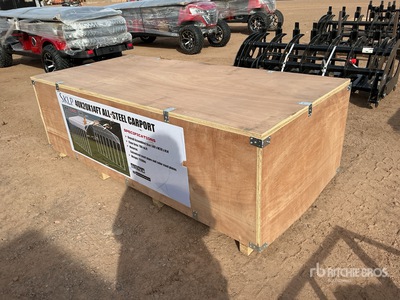 2026 SKLP SK-SC40 20 ft x 40 ft All-Steel Carport (Unused)
