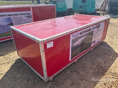 2026 SKLP SK-SC40 20 ft x 40 ft All-Steel Carport (Unused)