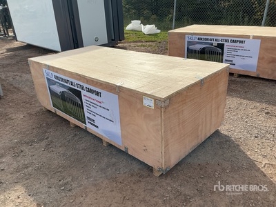 2026 SKLP SK-SC40 20 ft x 40 ft All-Steel Carport (Unused)