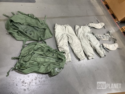 (44) Duffel Bags, (20) Molded Waist Belts & Assorted Items