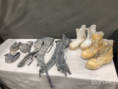 (53) Canteen Pouches, (22) Enhanced Frame Shoulder Straps & Assorted Items