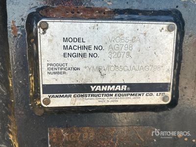 2018 Yanmar ViO35-6A Minikoparka
