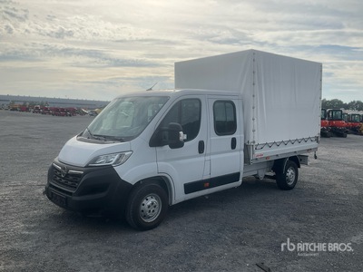 2022 Opel Movano 2.2 103 KW DOKA PR L3 Crew Cab Curtain Side Van Truck
