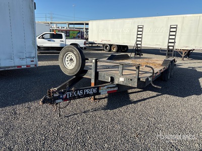 2023 Texas Pride EQ818216KBP 20 ft T/A Equipment Trailer