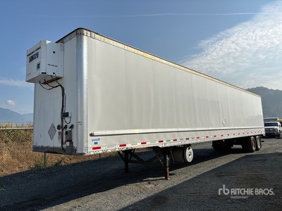 2013 Vanguard 53 ft x 102 in T/A Heated Van Trailer