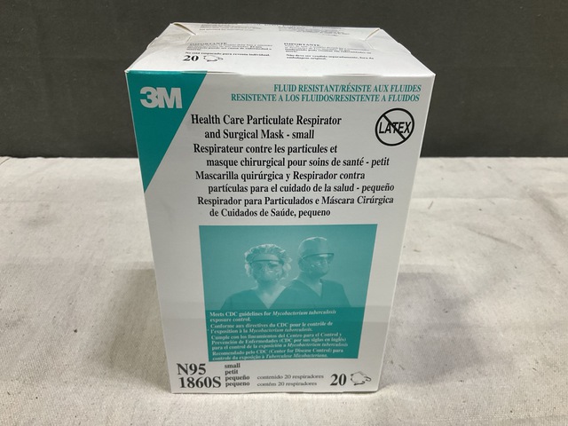 (103) Boxes of 3M 1860S N95 Surgical Masks (103) Boxes of 3M 1860S N95 Surgical Masks