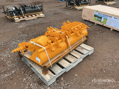 Quantity of (8) 2026 GIYI Cat 301 GYA-8 Mini Excavator Attachments (Unused)