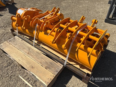 Quantity of (8) 2026 GIYI Cat 301 GYA-8 Mini Excavator Attachments エクスカベーター用アタッチメント - その他 (Unused)