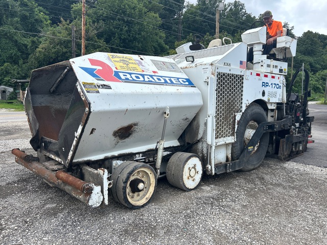 2017 Roadtec RP170E Wheel Asphalt Paver