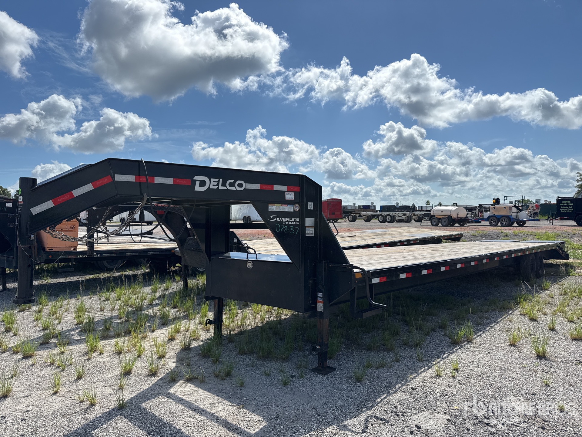 2026 Delco 35 ft T/A Gooseneck Equipment Trailer